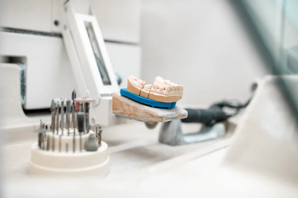 dental technician working place at the laboratory 2025 03 14 12 33 14 utc