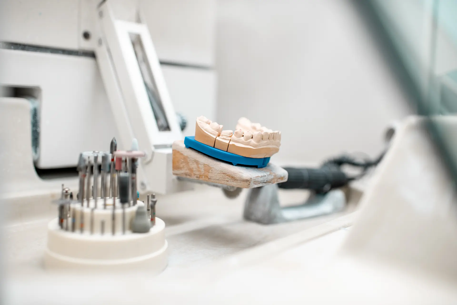 dental technician working place at the laboratory 2025 03 14 12 33 14 utc